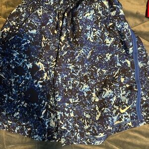 Nike Kids Blue Abstract Shorts